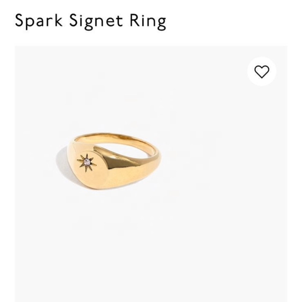 Madewell Spark Signet Ring